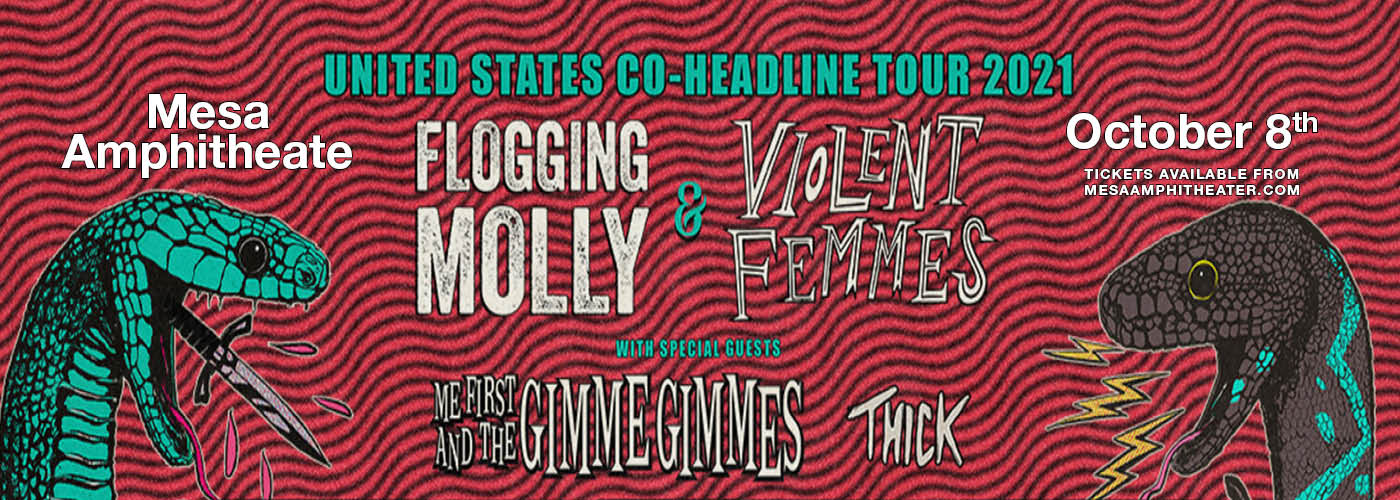 Flogging Molly, Violent Femmes & Thick at Mesa Amphitheater