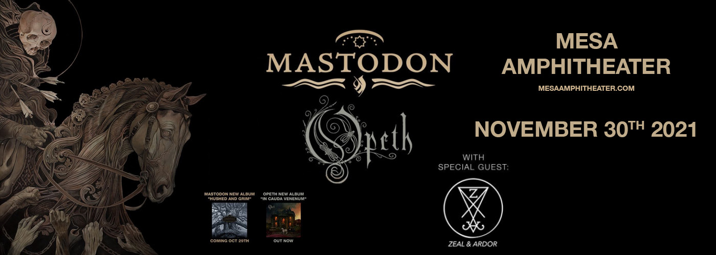 Opeth and Mastodon Co-Headline Tour at Mesa Amphitheater
