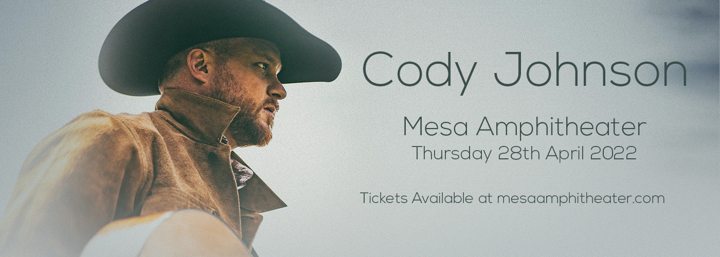 Cody Johnson at Mesa Amphitheater